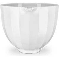 KitchenAid - 5-Qt. Ceramic Bowl for Tilt-Head Stand Mixers - White Shell - Alternate Views