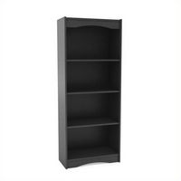 Sonax - 4-Shelf Bookcase - Black - Alternate Views