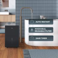 TCL - 50 Pint 4500 Sq. Ft. 7.5 Quart Bucket Capacity Smart Portable Dehumidifier with Pump, ENERG... - Alternate Views