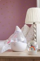 CRANE - 0.5 Gal. Droplet Ultrasonic Cool Mist Humidifier - Clear/White - Alternate Views