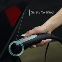 Lectron - Tesla Level 2 NEMA 14-50 Electric Vehicle (EV) Charger-up to 40A-16' - Black - Alternate Views