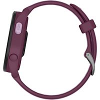 Garmin - Forerunner 165 Music GPS Smartwatch 43 mm Fiber-Reinforced Polymer - Berry/Lilac - Alternate Views