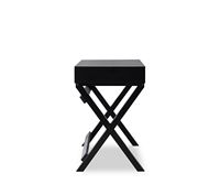 Linon Home Décor - Penrose Two-Drawer Campaign-Style Writing Desk - Black - Alternate Views