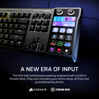CORSAIR - GALLEON 100 SD Stream Deck-Integrated Mechanical Keyboard - Black - Alternate Views