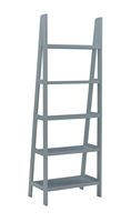 Linon Home Décor - Radford Five-Tier Ladder Bookshelf - Gray - Alternate Views