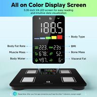 Arboleaf Smart Scale, 14 Body Composition Metrics, App Sync, Accurate Weighing Machine,  FSA or H... - Alternate Views