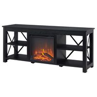 Ulla Log Fireplace TV Stand for Most TVs up to 65