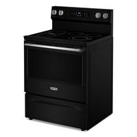 Maytag - 30-Inch Wide Electric Range With No Preheat Air Fry and Air Baking - 5.3 cu. ft. - Black - Alternate Views