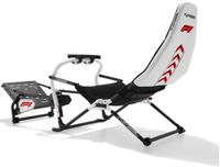PlaySeat - Challenge DD F1 Edition Foldable and Adjustable Metal Gaming Sim Racing Cockpit - White - Alternate Views