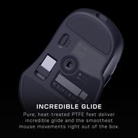 Turtle Beach - Kone II Air Wireless Optical Gaming Mouse with RGB Lighting - Wireless - Ash Black - Alternate Views