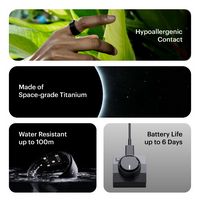 Ultrahuman - Ring AIR - Smart Ring - Size Before You Buy -  Size 13 - Bionic Gold - Alternate Views