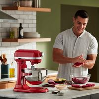 KitchenAid - 5.5 Quart Bowl-Lift Stand Mixer - Empire Red - Alternate Views