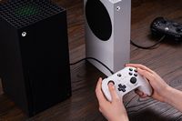 8BitDo - Ultimate Wired Controller for Windows with Hall Effect Joysticks - White - Alternate Views