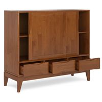 Simpli Home - Harper Medium Storage Cabinet - Teak Brown - Alternate Views