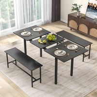 Costway 3 Piece Dining Table Set for 4-6  63