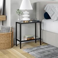 Camden&Wells - Hera Rectangular Side Table - Blackened Bronze - Alternate Views