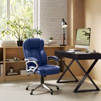 CorLiving Executive Office Chair - Blue - Alternate Views