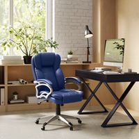 CorLiving - Executive Office Chair - Blue - Alternate Views