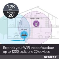 NETGEAR - AC1200 Dual-Band Wi-Fi Range Extender - White - Alternate Views