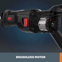 WORX - Nitro 20V Cordless Brushless Reciprocating Saw (1 x 4.0 Ah Battery and 1 x Charger Include... - Alternate Views