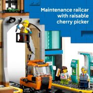 LEGO - City Central Train Station Building Toy 60469 - Alternate Views