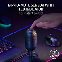 Razer - Seiren V3 Mini Wired Ultra-compact Condenser USB Microphone - Alternate Views