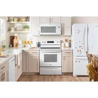 Whirlpool - 1.9 Cu. Ft. Over-the-Range Microwave with Sensor Cooking - White - Alternate Views