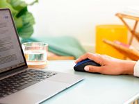 Logitech - M325s Wireless Optical Compact Ambidextrous Mouse - Wireless - Blue - Alternate Views