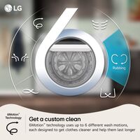 LG - 4.5 Cu. Ft. Ultra Large High-Efficiency Top Load Washer with Impeller and TurboDrum Technolo... - Alternate Views