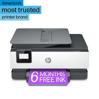 HP - OfficeJet 8015e Wireless All-In-One Inkjet Printer with 6 months of Instant Ink Included wit... - Alternate Views