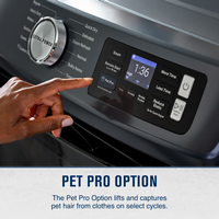 Maytag - 7.4 Cu. Ft. Smart Electric Dryer with Steam and Pet Pro System - Midnight Steel - Alternate Views