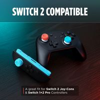 KontrolFreek - Galaxy Re/Blue Thumbgrips for Switch2 - Alternate Views