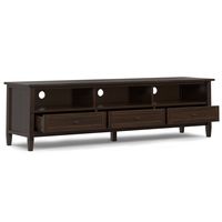 Warm Shaker 72 inch Low TV Media Stand - Alternate Views