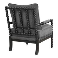 OSP Home Furnishings - Eliza Spindle Chair - Charcoal - Alternate Views