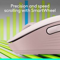 Logitech - Signature M650 Wireless Optical Mouse with Silent Clicks - Wireless - Rose - Alternate Views