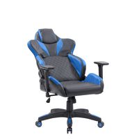 CorLiving - Nightshade Gaming Chair - Black and Blue - Alternate Views