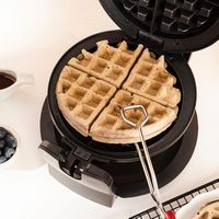 Bella - Nonstick Rotating Belgian Waffle Maker - Stainless Steel - Alternate Views
