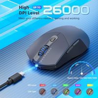 REDRAGON - M917GB-PRO Wireless Gaming Mouse, Ultra-Light 26000 DPI Tri-Mode Ergonomic Mouse, Full... - Alternate Views