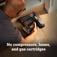 WORX - Nitro WX838L 20V PowerShare Cordless 18GA Brad Nailer (Battery & Charger Included) - Black - Alternate Views