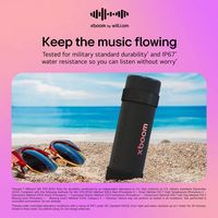 LG - xboom Grab Portable Bluetooth Speaker - Black - Alternate Views