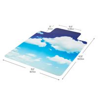 Mind Reader - Chair Mat - Head in Clouds - Alternate Views