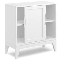 Simpli Home - Harper Low Storage Cabinet - White - Alternate Views