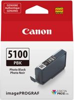 Canon - PFI-5100 AMR LUCIA PRO II Standard Capacity Ink Cartridge - Photo Black - Alternate Views