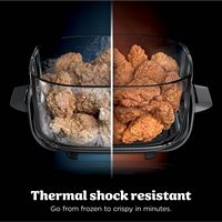 Ninja - Crispi® 4-in-1 Portable Glass Air Fryer Cooking System - Sage Green - Alternate Views