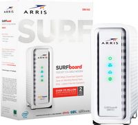 ARRIS - SURFboard SB6183 16 x 4 DOCSIS 3.0 Cable Modem - White - Alternate Views