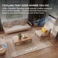 TCL - 550 Sq. Ft. 12,000 BTU Smart Window Air Conditioner, Digital, Remote Included with Remote -... - Alternate Views