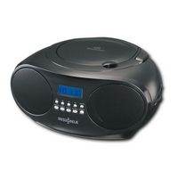 Insignia™ - Insignia CD Boombox - Black - Alternate Views