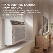 TCL - 150 Sq. Ft. 5,000 BTU Mechanical Window Air Conditioner - White - Alternate Views