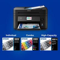 Epson - T222 Combo High Yield Ink Cartridge - Black/Cyan/Magenta/Yellow - Alternate Views