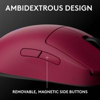 Logitech - PRO 2 LIGHTSPEED Lightweight Optical HERO 44K DPI Gaming Mouse with 4 Customizable and... - Alternate Views